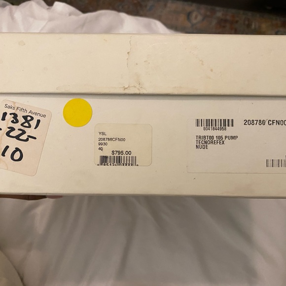 Brand New w/ Box YSL Gold Platform Luxury Designer Heels | Yves Saint Laurent - Picture 4 of 6